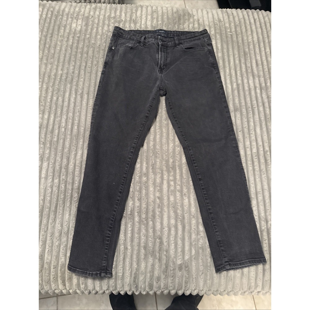 Aeropostale Mens Slim Fit Jeans Faded Black Denim Pants 36x32 RN154379